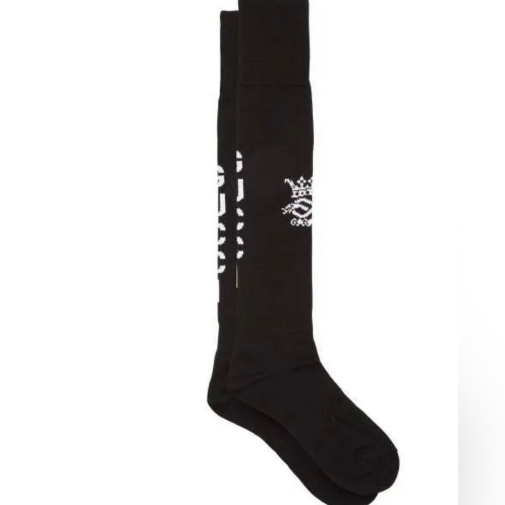 Gucci Black and White Knee Hight Socks